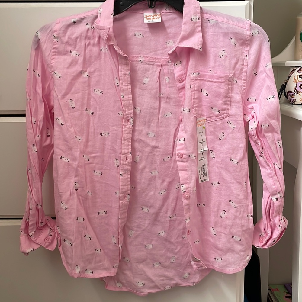 Girls button down size 7
